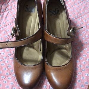 Women’s Sofft Brown Mary Jane heels